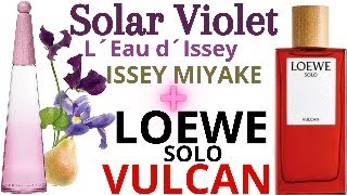 LOEWE SOLO VULCAN  SOLAR VIOLET L´EAU D´ISSEY I MIYAKE y 10 PERFUMES más D253 [upl. by Torrie]