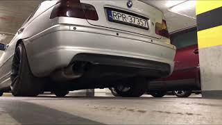 BMW e46 330i cold start exhaust sound schmiedmann headers  rm motors [upl. by Schmeltzer753]