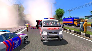 Emergency Ambulance  Road Accident  Emergency Medical Services [upl. by Gemoets]