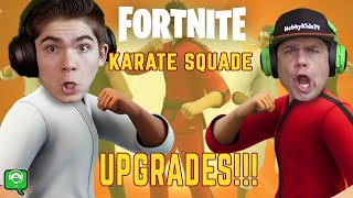 Fortnite KARATE Squad with Studio UPGRADES on HobbyGaming [upl. by Ayomat]