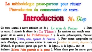 Comment Réussir le Commentaire de texte philosophique  Technique passepartout [upl. by Ornie]