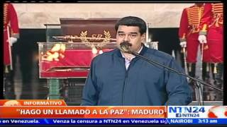 “No vuelvan a los tiempos de locura” Maduro a la oposición tras suspensión del revocatorio [upl. by Sirovaj]