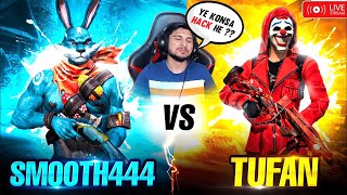 SMOOTH 444 VS TUFAN FF 4 VS 4 CLASH SQUAD 🥵  100k Krwado 😁 [upl. by Bruckner]