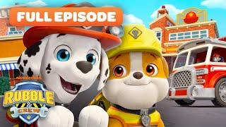 Rubble Helps PAW Patrol Marshall Build a Fire Station 🚒 w Motor  FULL EPISODE  Rubble amp Crew [upl. by Luebke]