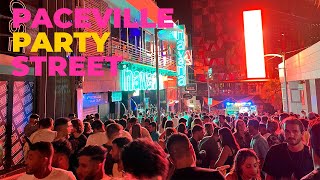 Walking tour through Maltas biggest party street Paceville Nightlife [upl. by Van661]