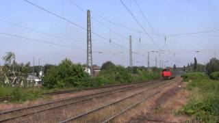 Bahnverkehr in Moers 03062011 [upl. by Llennoj]