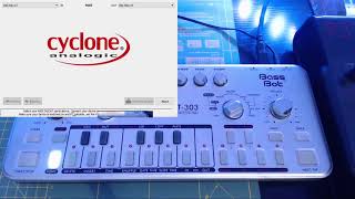 How to backup Cyclone Analogic Bassbot TT303 MK2 V2 2017 with Cyclone Studio 20 [upl. by Mullane709]