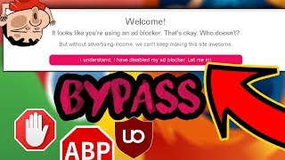 How To Bypass Adblock DETECTION on WEBSITES FREE 2020 WORKING [upl. by Aniez]