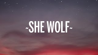 Shakira  She Wolf Lyrics [upl. by Serdna]