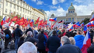 Desítky tisíc lidí v Česku žádají demisi vlády Proruští náckové reaguje Kalousek [upl. by Mcarthur]