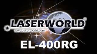 Laserworld  EL400RG  four beam DJ party club laser [upl. by Ileak163]