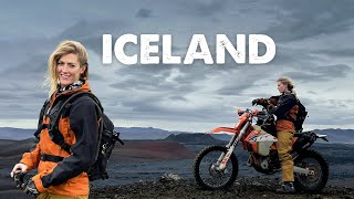 Offroad motorcycling through the heart of ICELAND  Part One  Ride With Locals The Girl On A Bike [upl. by Nahgeem]