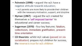 02 Social Class amp Education External Factors [upl. by Orecic95]