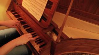 4 small pieces by Bach performed on a spinet [upl. by Neils]