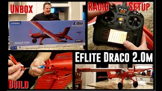 Eflite  Draco  20m  Unbox Build amp Radio Setup [upl. by Elisa764]