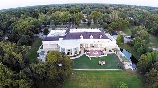 Lake Mary Events Center Wedding Ceremony Aerial Video [upl. by Cyrill159]