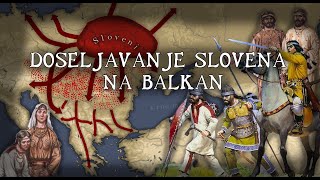 DOSELJAVANJE SLOVENA NA BALKAN  Animirani Dokumentarni Film Istorija [upl. by Acimak]