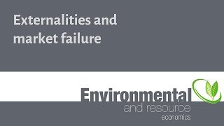 Market Failures and Externalities [upl. by Benildas]