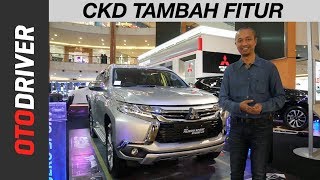 Mitsubishi Pajero Sport Exceed 4x2 CKD 2018  First Impression Indonesia  OtoDriver [upl. by Halyhs]