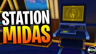 Acheter Quelque Chose dans un Distributeur Automatique ou une Station de Midas Fortnite Emplacement [upl. by Kobi]