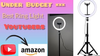 Best Tripod with ring light under budget [upl. by Ocnarfnaig]