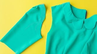 How to sew  hem sleeves for professional finish [upl. by Grobe348]