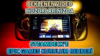 Steam Decke Epic Store Kurulum Rehberi Lutris ile Herşey Mümkün [upl. by Eixel352]