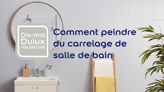 Comment peindre du carrelage de salle de bain [upl. by Annahtur]