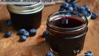 Blueberry Syrup Recipe With Just 2 Ingredients [upl. by Gaut]