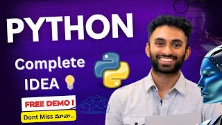 Basic to Advanced Python Programming in Telugu   Demo [upl. by Atekihc177]