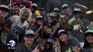 FGCU womens basketball claims seventh straight ASUN title [upl. by Hsima]