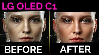 LG C1 Before And After Proper Settings [upl. by Zins]
