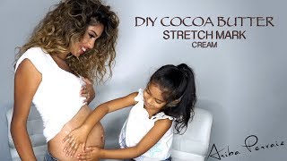 Cocoa Butter Stretch Mark Cream  DIY TUTORIAL  ARIBA PERVAIZ [upl. by Ettelorahc]