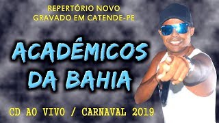 BANDA ACADÊMICOS DA BAHIA  CD AO VIVO  CARNAVAL 2019  REPERTÓRIO NOVO [upl. by Selina]