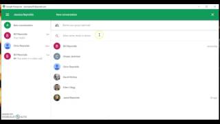 Create a Group on Google Hangouts [upl. by Modnar99]