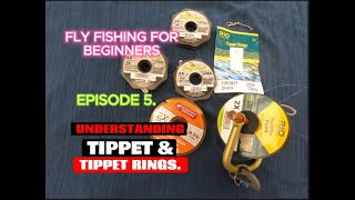 FLY FISHING FOR BEGINNERS UNDERSTANDING TIPPET amp TIPPET RINGS [upl. by Sileray]