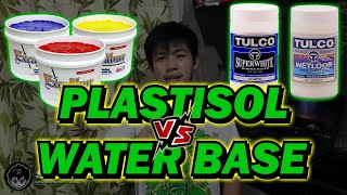 PLASTISOL VS WATER BASE INK  SCREEN PRINTING  SCREEN LIFE [upl. by Baecher]