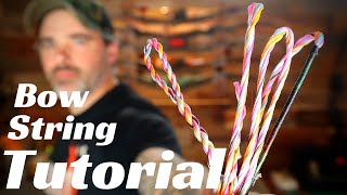 HOW TO FLEMISH TWIST BOW STRING NO JIG Recurve and Longbow [upl. by Shina]