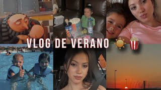 Piscina en familia 👧🏻💦  tarde de cine 🎬🍿 VLOG [upl. by Rot]