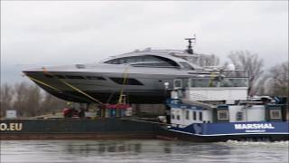 Schwertransport vom Rhein boot 2019 [upl. by Leunas]