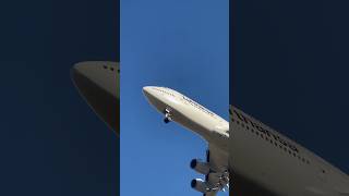 747 Hard landing at Dulles International Airportfypシ blowup aviation boeing [upl. by Bronnie438]