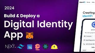 Build and Deploy a Digital Identity App with Nextjs Tailwind CSS TypeScript and Solidity [upl. by Nirok]