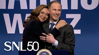 Harris and Trump Rallies Cold Open  SNL [upl. by Ahsila243]