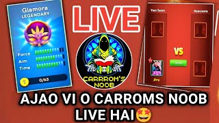 AJAO VI O CARROMS NOOB LIVE HAI [upl. by Khano]