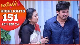 Malli Serial  EP 151 Highlights  26th Sep 2024  Nikitha  Vijay  Saregama TV Shows Tamil [upl. by Binnings]