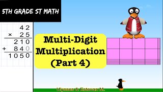 MultiDigit Multiplication Part 4  5th Grade ST Math [upl. by Eenehs]