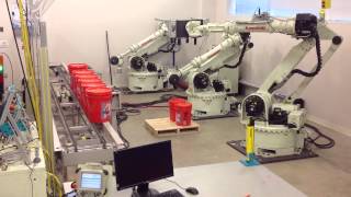 Mechatronic Engineering Senior Capstone Project  Kawasaki Robot Palletizing [upl. by Milone]