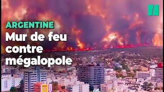 Un incendie gigantesque menace une mégalopole en Argentine [upl. by Nivonod]