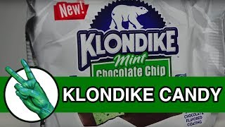 Klondike Mint Chocolate Chip Candy  Runforthecube Candy Review [upl. by Ocinom679]