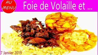 【FOIE DE VOLAILLE】LEGUMES ET SAUCE CITRON  RECETTE FACILE ET PAS CHERE VC0033 VS00077 AU010101 [upl. by Rolo]